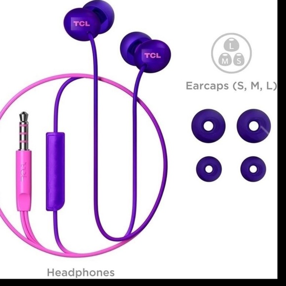 TCL in-Ear Earbud Noise Isolating Wired Headphones - Picture 2 of 5